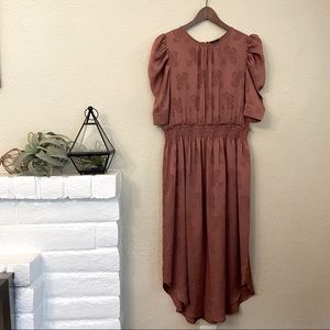 Anthropologie Current Air Satin Dress